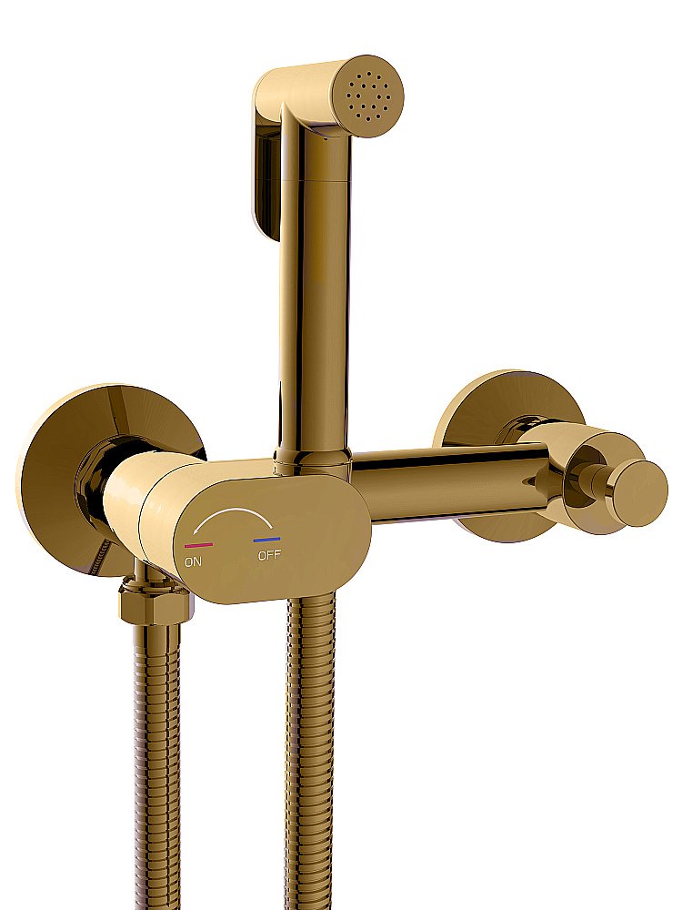 Гигиенический душ со смесителем WeltWasser HIGI R02 BR бронза купить в интернет-магазине сантехники Sanbest