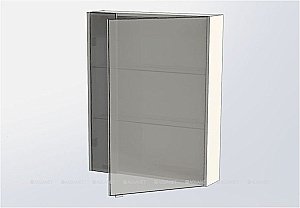 Зеркальный шкаф Aquanet Августа 75 дуб сонома купить в интернет-магазине сантехники Sanbest