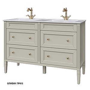 Тумба с раковиной с ящиками Caprigo Albion-concept 120 цвет на заказ для ванной в интернет-магазине Sanbest