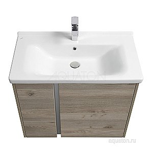 Тумба с раковиной Акватон Стоун 80 сосна арлингтон для ванной в интернет-магазине Sanbest