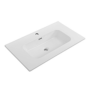 Тумба с раковиной Cezares ECO-CER-N-800-2C-SO-GAO-P+CZR-8095-80 Серо-голубая матовая для ванной в интернет-магазине Sanbest