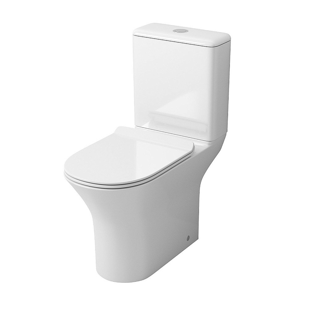 Унитаз напольный Grossman GR-4443 безободковый, с бачком, с крышкой микролифт купить в интернет-магазине Sanbest