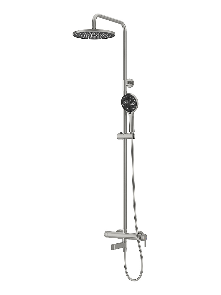 Душевая система BelBagno DELTA DEL2.0-VSCM-IN сатин купить в интернет-магазине сантехники Sanbest