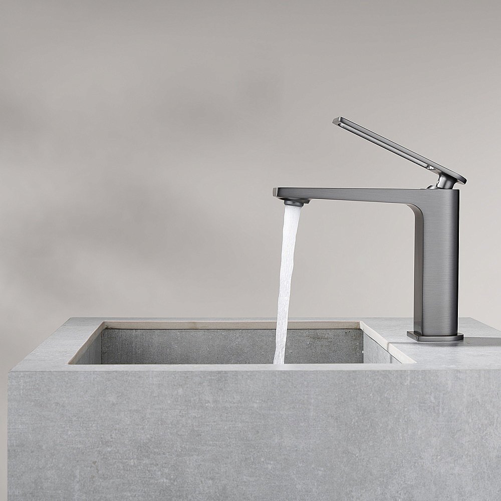 Смеситель для раковины Black&White Universe UK9901MG купить в интернет-магазине сантехники Sanbest