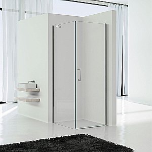 Душевой уголок Vincea Orta VSR-1O9012CL 90x120 стекло прозрачное/профиль хром купить в интернет-магазине Sanbest