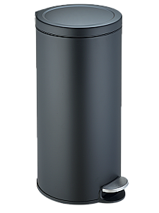 Ведро для мусора WeltWasser Lora 10000013388 черное матовое купить в интернет-магазине сантехники Sanbest