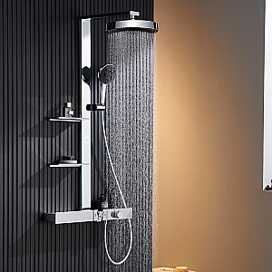 Душевая система Black&White Gravity GH-9005C купить в интернет-магазине сантехники Sanbest