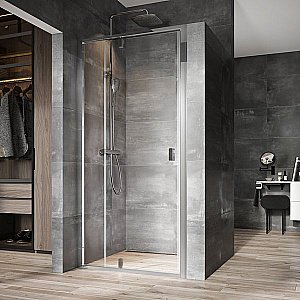 Душевая дверь Ravak Nexty NDOP2 100 профиль блестящий хром/стекло прозрачное купить в интернет-магазине Sanbest