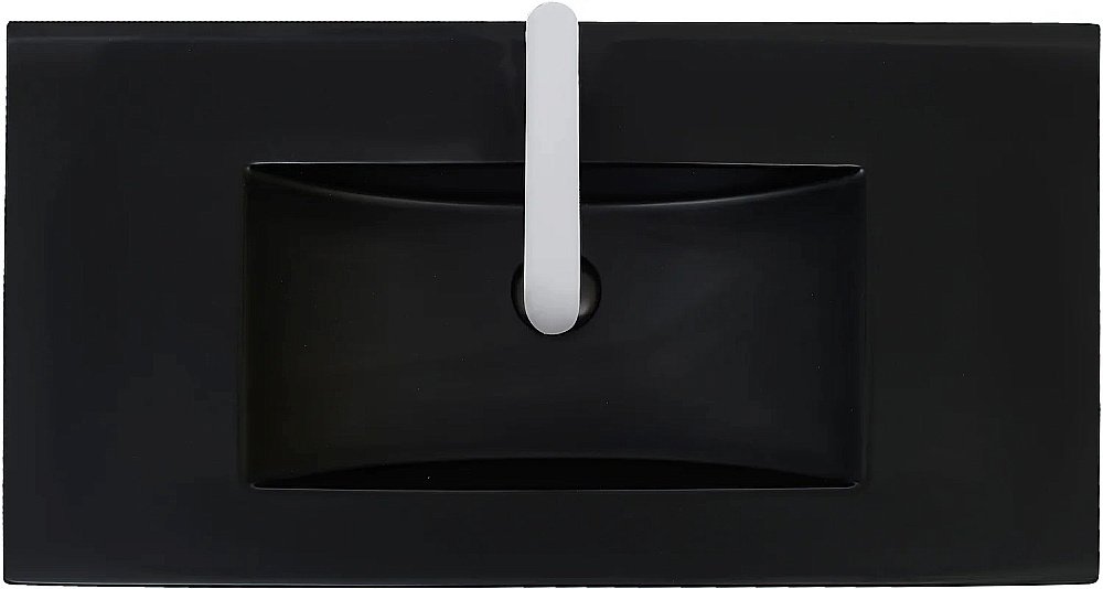 Раковина WeltWasser WW DEILBACH 7506- 90 MT- BL черная матовая купить в интернет-магазине Sanbest