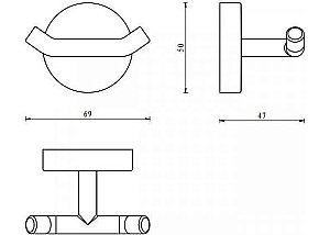 Крючок Aquanet Flash R2 купить в интернет-магазине сантехники Sanbest