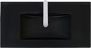 Раковина WeltWasser WW DEILBACH 7506- 90 MT- BL черная матовая купить в интернет-магазине Sanbest