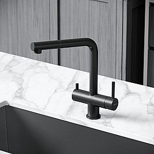 Смеситель для кухни Sancos Spin SC4015MB черный матовый купить в интернет-магазине сантехники Sanbest