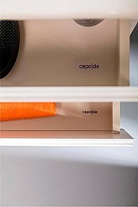 Тумба с раковиной Armadi Art Capolda 65 белая с белой ручкой для ванной в интернет-магазине Sanbest