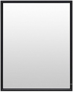 Зеркало De Aqua Алюминиум 261700 60 черный в ванную от интернет-магазине сантехники Sanbest