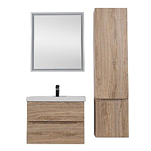 Тумба с раковиной Art&Max AM-Techno-900-2C-SO-LW623/641617 Дуб мелфорд натуральный для ванной в интернет-магазине Sanbest