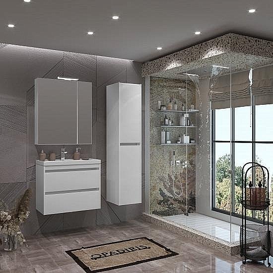 Зеркальный шкаф Опадирис Арабеско/Фреш 70 купить в интернет-магазине сантехники Sanbest