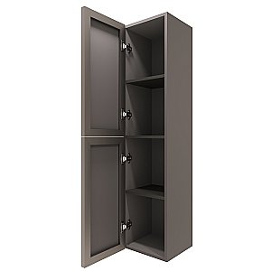 Шкаф подвесной Vincea Elise VSC-4EL150MG 35 серый матовый для ванной в интернет-магазине сантехники Sanbest