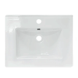 Раковина Sanita luxe Quadro 60 QDR60SLWB01 белая купить в интернет-магазине Sanbest