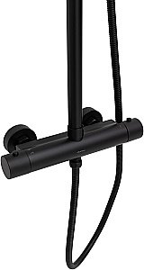 Душевая система Allen Brau Eclipse 3.0 5.E1A11-31 черная матовая купить в интернет-магазине сантехники Sanbest