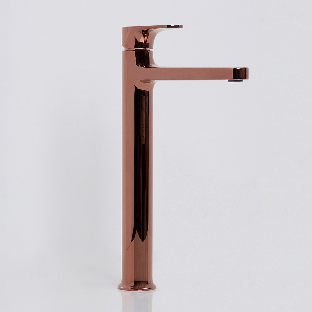 Смеситель для раковины WasserKRAFT Asphe 7700 7703H розовое золото купить в интернет-магазине сантехники Sanbest