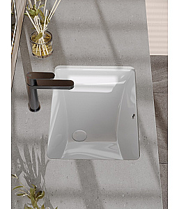 Cмеситель для раковины Agger Sweet A2702155 оружейная сталь матовая купить в интернет-магазине сантехники Sanbest