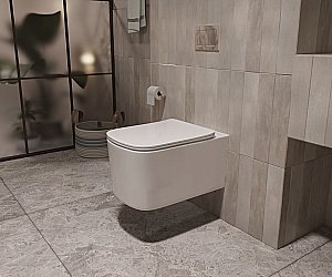 Унитаз подвесной Vincea Ultra VT1-32T белый, с крышкой микролифт, безободковый, слив-торнадо купить в интернет-магазине Sanbest