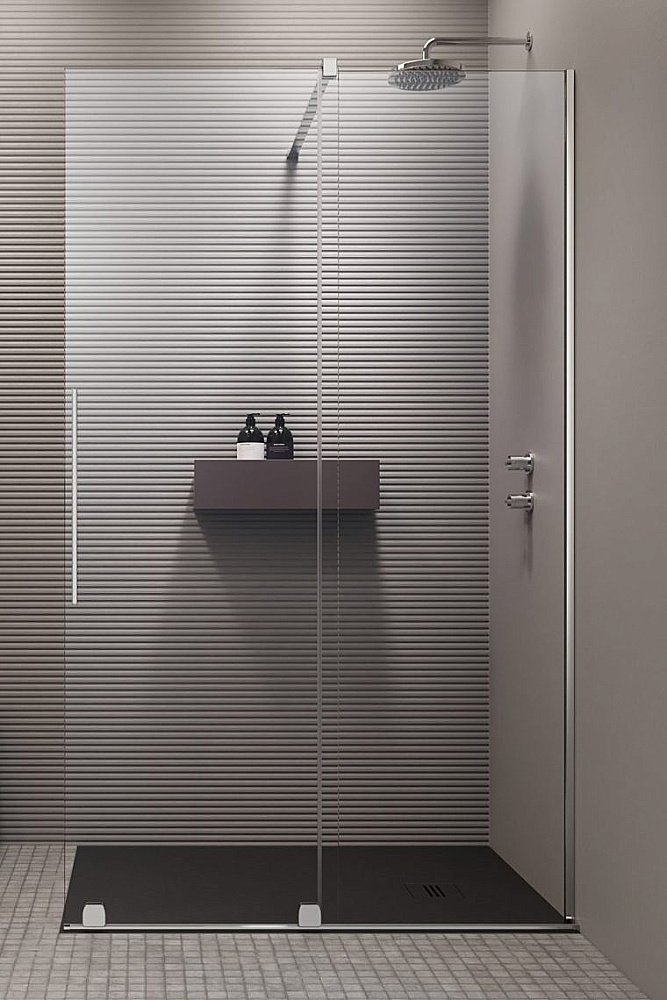 Душевое ограждение Radaway Furo Walk-in 110 10106588-01-01 стекло прозрачное/профиль хром купить в интернет-магазине Sanbest