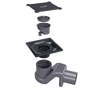 Душевой трап RGW Shower Drain SDR-13B 110 Черный купить в интернет-магазине Sanbest