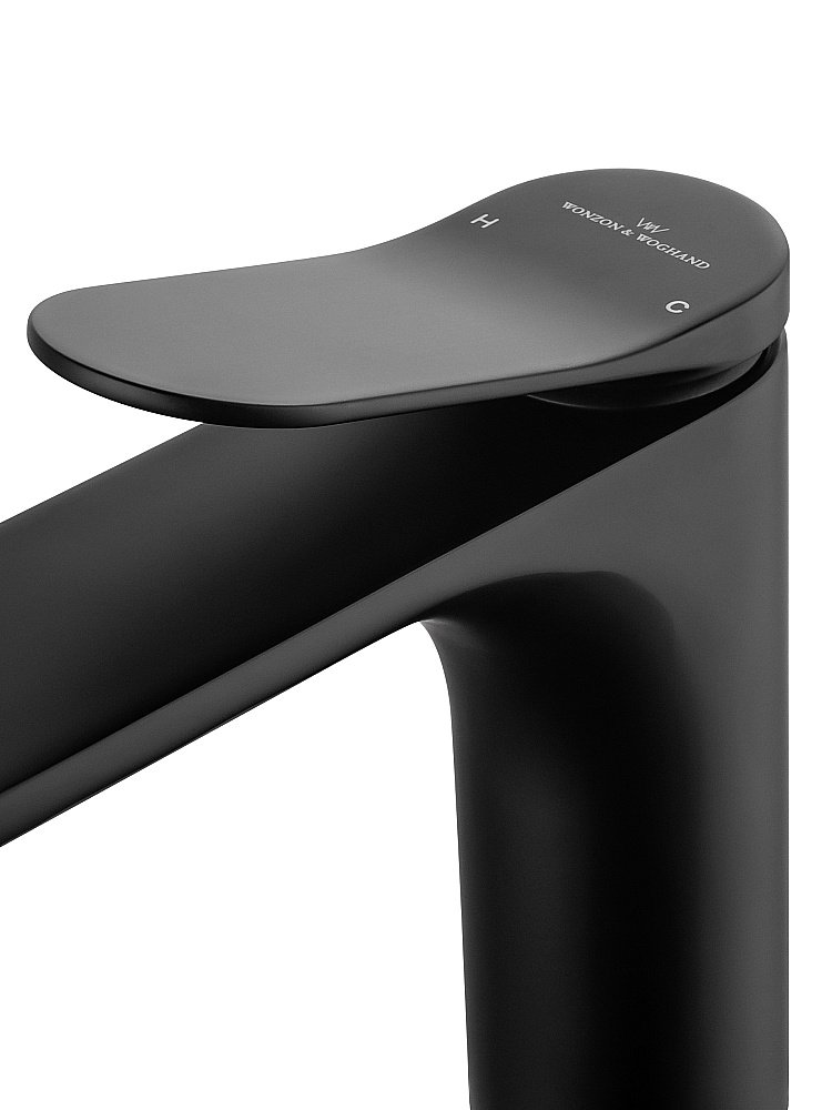 Смеситель для раковины WONZON & WOGHAND WW-A40482-MB черный матовый купить в интернет-магазине сантехники Sanbest