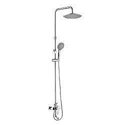 Душевая система Olive's Barros 22511-1BR купить в интернет-магазине сантехники Sanbest