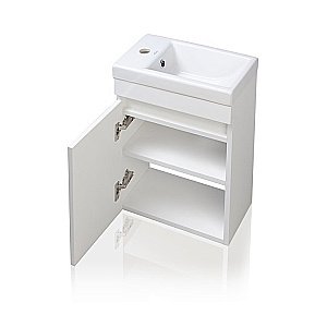 Тумба с раковиной Style Line Compact 40 белая для ванной в интернет-магазине Sanbest