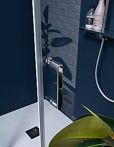 Душевая дверь Aquanet Cinetic 254240 170 стекло прозрачное/профиль хром купить в интернет-магазине Sanbest