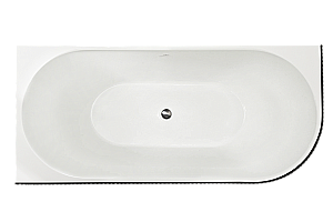 Акриловая ванна Royal Bath NERO RB710302BL-GR 170х78 белый/черный купить в интернет-магазине Sanbest