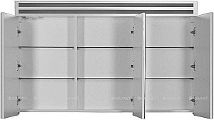 Зеркальный шкаф De Aqua Эколь 184809 120 белый купить в интернет-магазине сантехники Sanbest