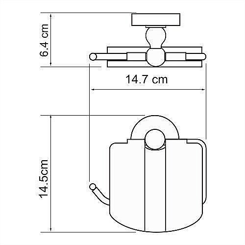 Держатель туалетной бумаги WasserKRAFT K-7725 купить в интернет-магазине сантехники Sanbest