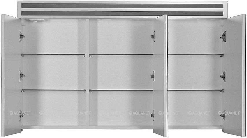 Зеркальный шкаф De Aqua Эколь 184809 120 белый купить в интернет-магазине сантехники Sanbest