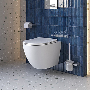 Унитаз подвесной BelBagno Sfera-Tor BB046CH-TOR/SC белый, безободковый, с крышкой микролифт, слив-торнадо купить в интернет-магазине Sanbest