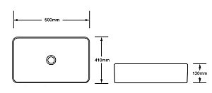 Раковина накладная SantiLine SL-1051G зеленая матовая купить в интернет-магазине Sanbest