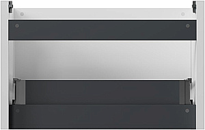 Тумба с раковиной и столешницей Allen Brau Gravity 80 1.370017.WM белая матовая для ванной в интернет-магазине Sanbest