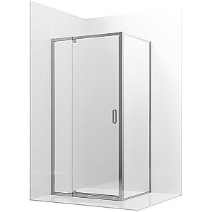 Душевой уголок Ambassador Elysium KX 111021102KX-100KX 80х100 стекло прозрачное/профиль хром купить в интернет-магазине Sanbest