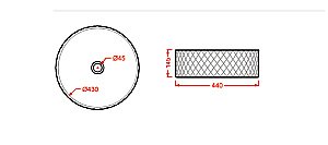 Раковина накладная Artceram Rombo 44 OSL009 01 00 белая купить в интернет-магазине Sanbest