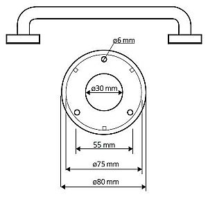 Поручень Bemeta Help 301100303 белый купить в интернет-магазине сантехники Sanbest