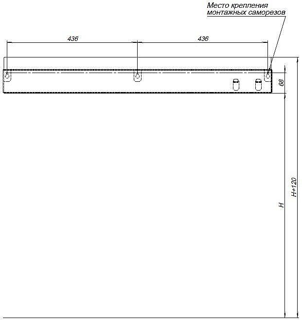 Полка Aquanet Магнум 302234 90 белая матовая купить в интернет-магазине сантехники Sanbest