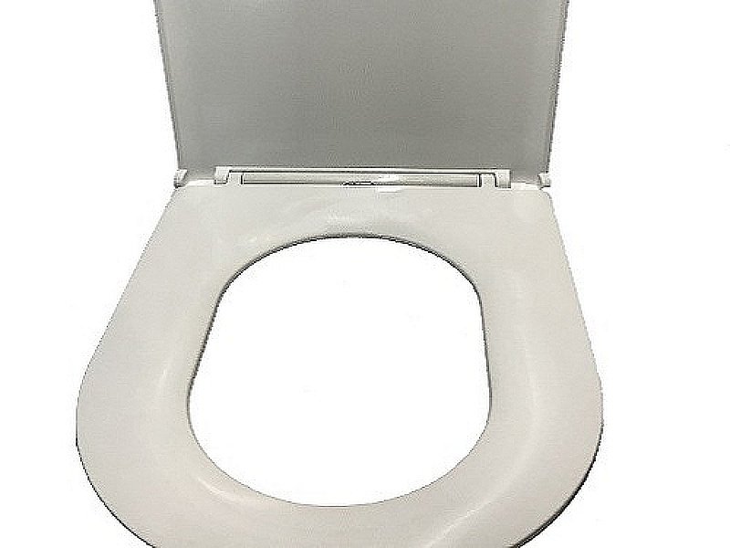 Унитаз приставной Ceramalux NS-3176 белый, безободковый, с крышкой микролифт купить в интернет-магазине Sanbest