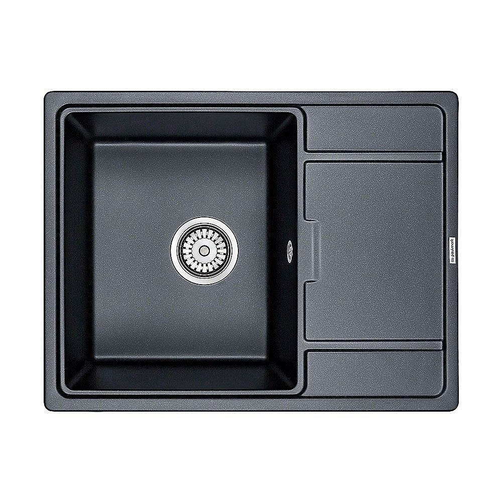 Мойка кухонная Paulmark Weimar PM216550-BLM Черная купить в интернет-магазине сантехники Sanbest