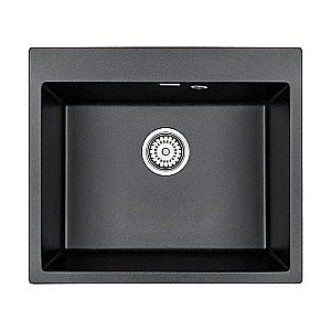 Мойка кухонная Paulmark Kante PM106052-BL Черная купить в интернет-магазине сантехники Sanbest