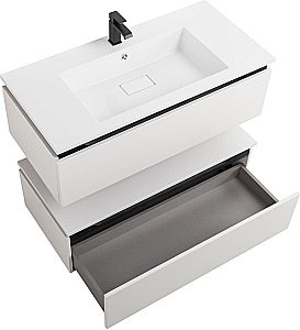 Нижняя тумба Cezares SLIDER-1000-1C-PI-BO белый для ванной в интернет-магазине сантехники Sanbest