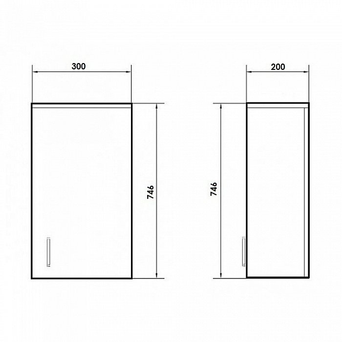 Шкаф Orange Стиль St-30SR для ванной в интернет-магазине сантехники Sanbest