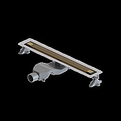 Душевой лоток Boheme B&T Infinity 65 981-60-MG матовое золото купить в интернет-магазине Sanbest