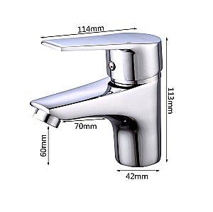 Смеситель для раковины RIVER LUX R14-1 купить в интернет-магазине сантехники Sanbest